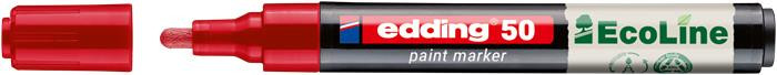 Lakkmarker, 2-3 mm, EDDING "50", piros Lakkmarker, 2-3 mm, EDDING "50", piros