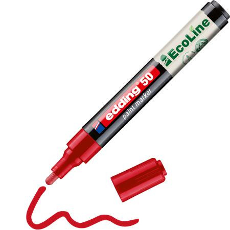 Lakkmarker, 2-3 mm, EDDING "50", piros Lakkmarker, 2-3 mm, EDDING "50", piros