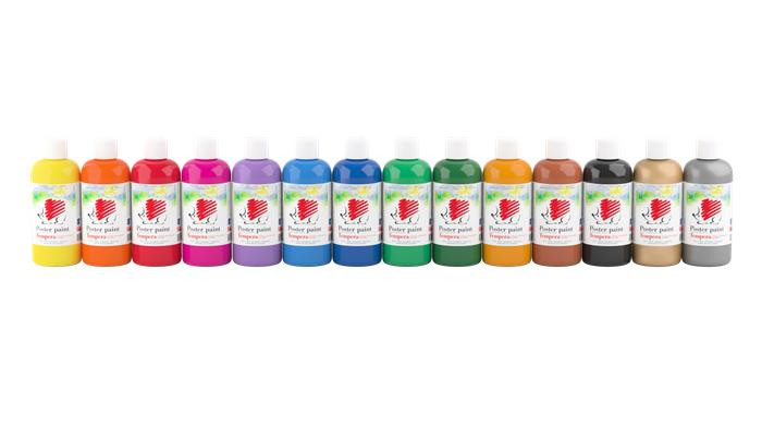 Tempera, 500 ml, ICO "Süni", fekete