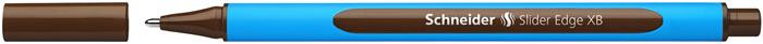 Golyóstoll, 0,7 mm, kupakos, SCHNEIDER "Slider Edge XB", barna Golyóstoll, 0,7 mm, kupakos, SCHNEIDER "Slider Edge XB", barna
