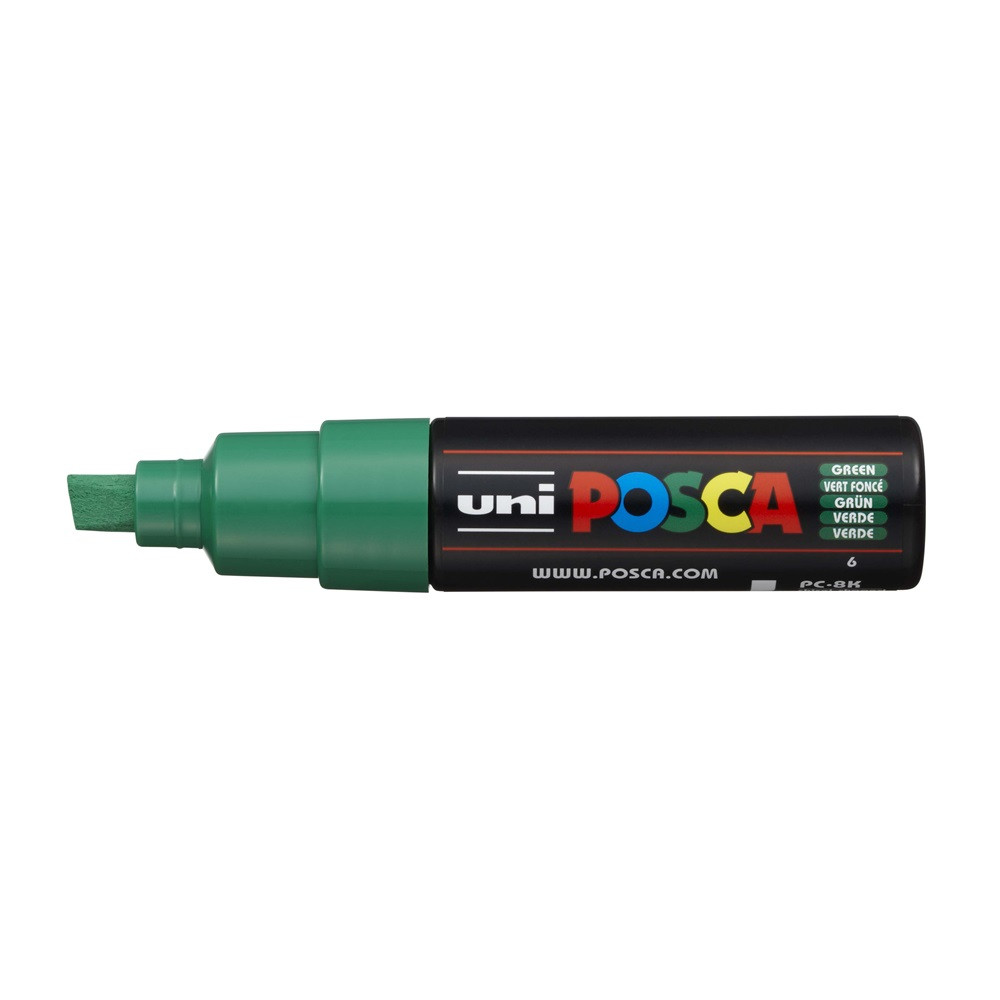 Dekormarker 8mm, Uni Posca PC-8K zöld Dekormarker 8mm, Uni Posca PC-8K zöld