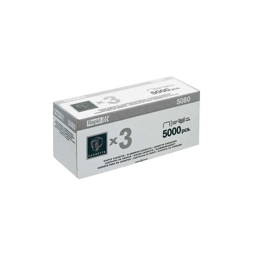 Tűzőkapocs kazetta 3 db/doboz 5080 Rapid Tűzőkapocs kazetta 3 db/doboz 5080 Rapid