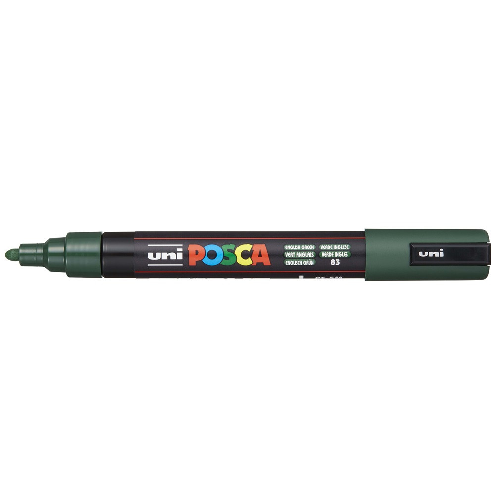 Dekormarker 1,8-2,5mm, Uni Posca PC-5M angolzöld Dekormarker 1,8-2,5mm, Uni Posca PC-5M angolzöld
