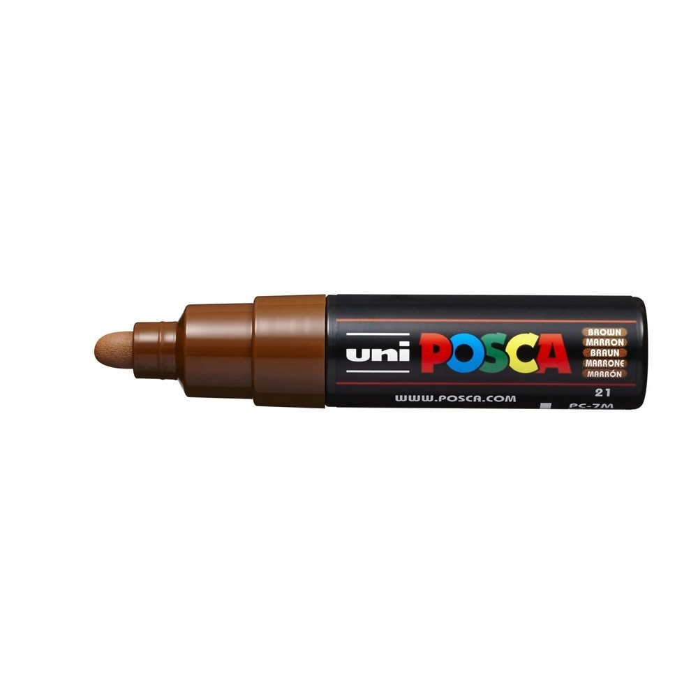 Dekormarker 4,5-5,5mm, Uni-Posca PC-7M barna