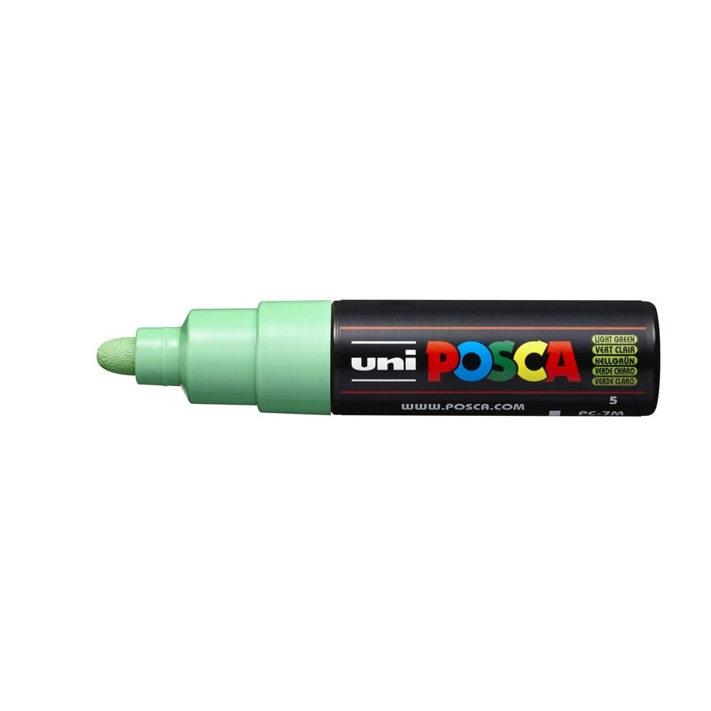 Dekormarker 4,5-5,5mm, Uni-Posca PC-7M világoszöld Dekormarker 4,5-5,5mm, Uni-Posca PC-7M világoszöld