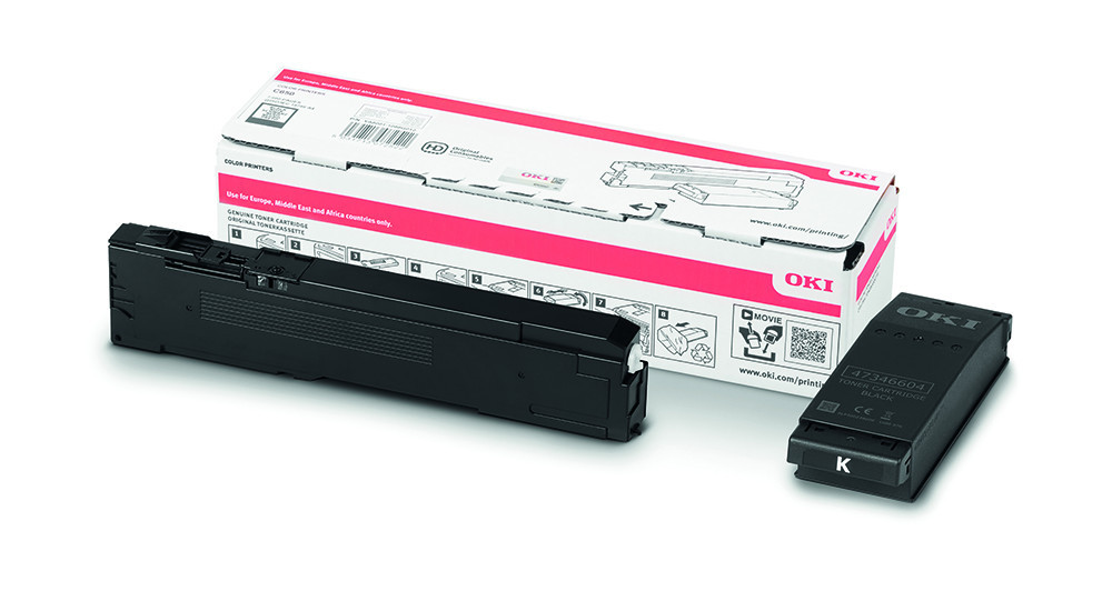 Image of Oki C650 Toner Black 7000 oldalra