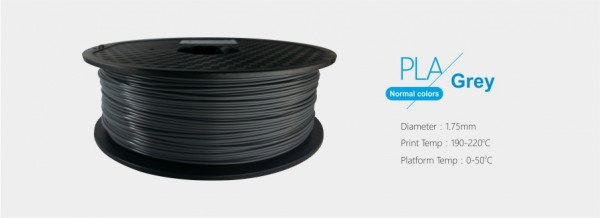 Image of 3D FILAMENT 1,75mm PLA Szürke /1kg-os tekercs/