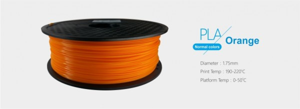 Image of 3D FILAMENT 1,75mm PLA Narancssárga /1kg-os tekercs/