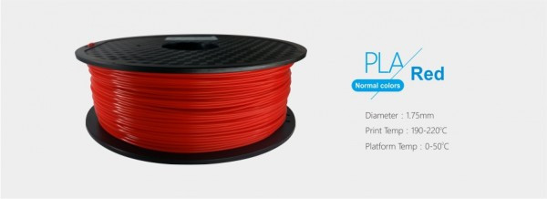 Image of 3D FILAMENT 1,75mm PLA Piros /1kg-os tekercs/