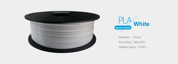 Image of 3D FILAMENT 1,75mm PLA Fehér /1kg-os tekercs/