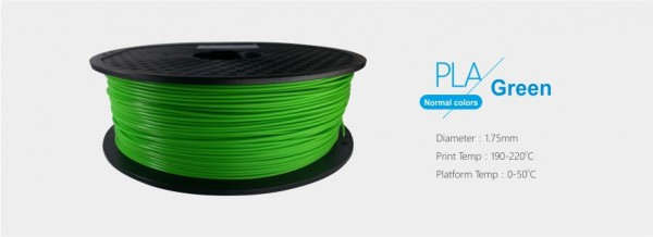 Image of 3D FILAMENT 1,75mm PLA Zöld /1kg-os tekercs/