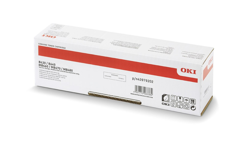 Image of Oki B430,440,MB460 Toner 7000 oldalra