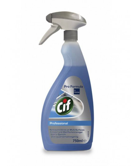 Image of Cif Professional Window &amp; Multi Surface Cleaner 750mlAblak és felülettisztítószer