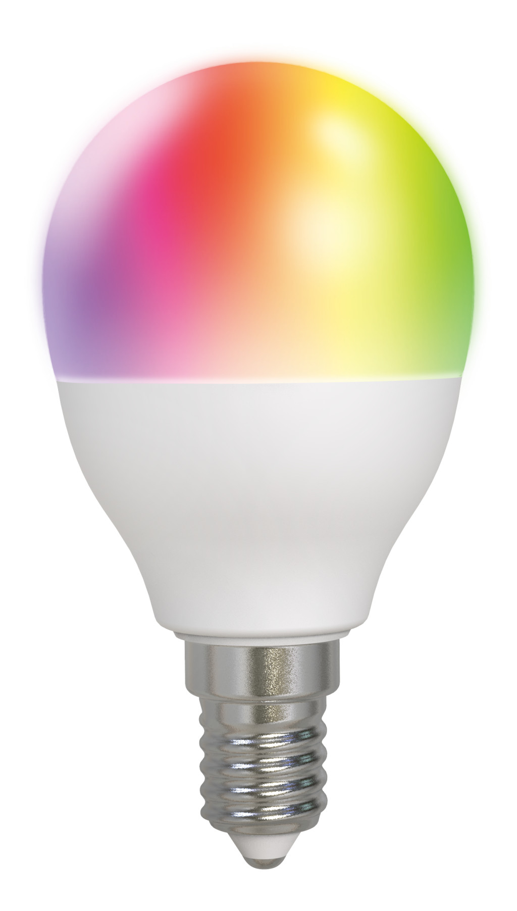 Image of Deltaco SMART HOME SH-LE14G45RGB WiFi, G45, E14, 5W, RGB, fehér, szabályozható Izzó