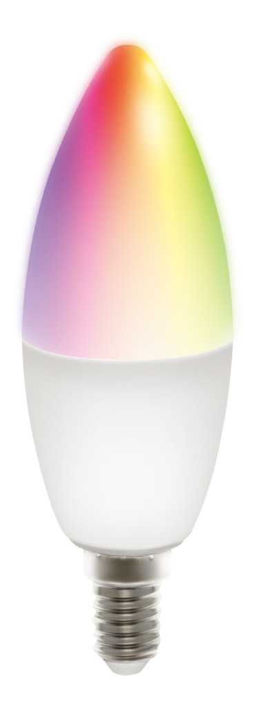 Image of Deltaco SMART HOME SH-LE14RGB WiFi, E14, 5W, RGB, fehér, szabályozható Izzó