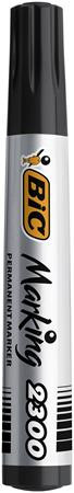 Image of Alkoholos marker, 3,7-5,5 mm, vágott, BIC "ECO 2300" fekete