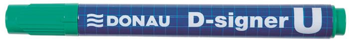 Image of Alkoholos marker, 2-4 mm, kúpos, DONAU "D-signer U", zöld