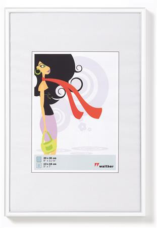 Image of Képkeret, műanyag, 10x15 cm, "New Lifestyle", fehér