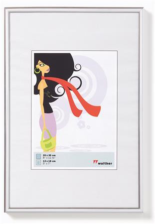Image of Képkeret, műanyag, 20x30 cm, "New Lifestyle" ezüst