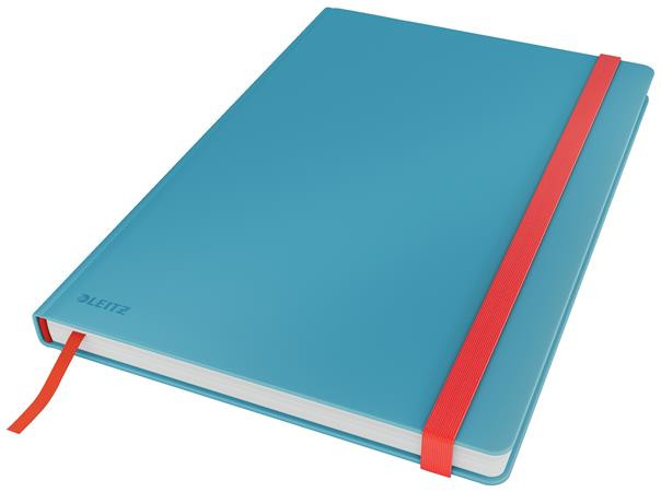 Image of Beíró, B5, kockás, 80 lap, keményfedeles, LEITZ "Cosy Soft Touch", nyugodtkék