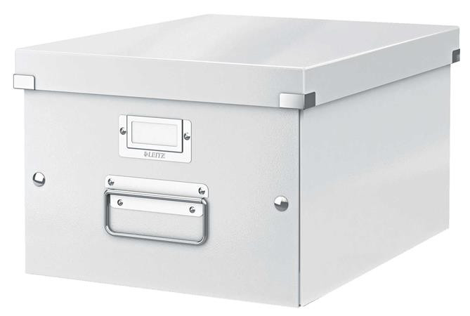 Image of Doboz, A4 méret, LEITZ "Click&amp;Store", fehér