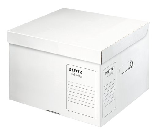 Image of Archiválókonténer, M méret, LEITZ "Infinity", fehér