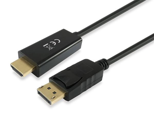 Image of Átalakító kábel, DisplayPort-HDMI, 3m, EQUIP