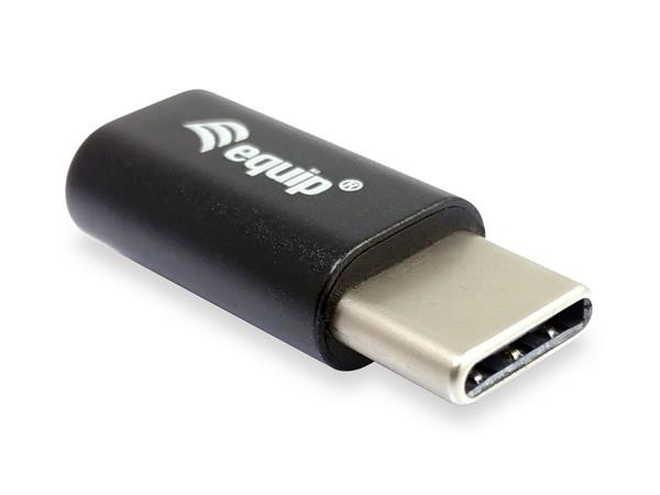 Image of Adapter, USB-C-microUSB átalakító, EQUIP