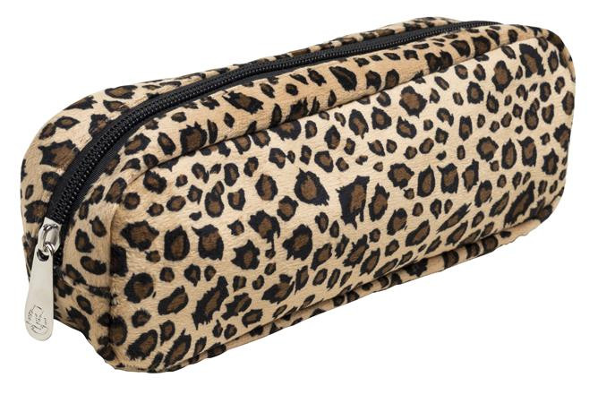 Tolltartó, cipzáras, szögletes, EXACOMPTA "Leopard"
