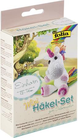 Mini horgolókészlet, FOLIA, „Unicorn”