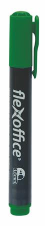 Image of Alkoholos marker, 1,5 mm, kúpos, FLEXOFFICE "PM03", zöld