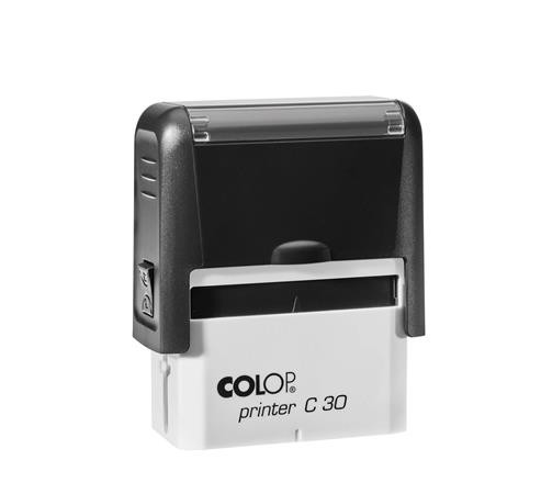 Image of Bélyegző, COLOP "Printer C 30", kék cserepárnával