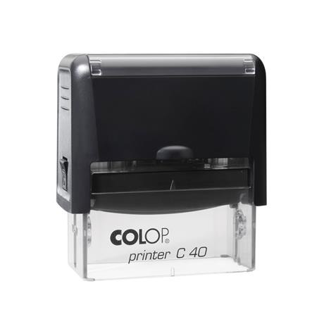 Image of Bélyegző, COLOP "Printer C 40", fekete cserepárnával