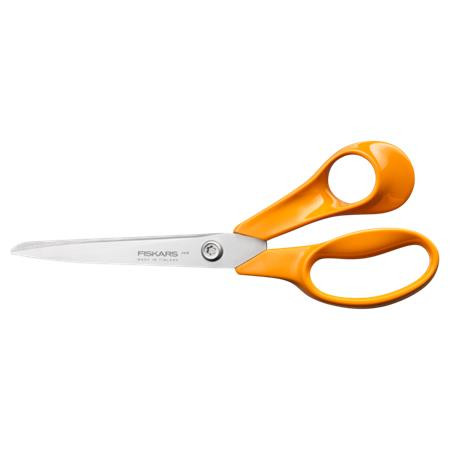 Olló, általános, 21 cm, FISKARS "Classic" narancssárga