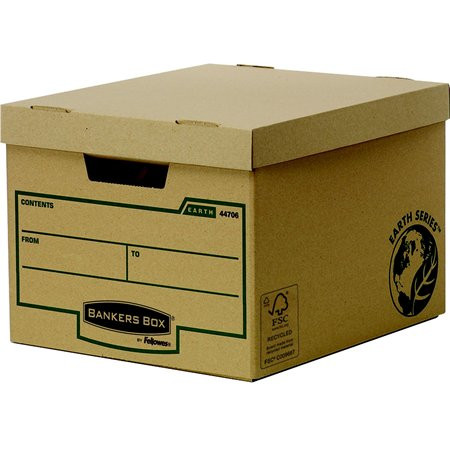 Image of Archiválókonténer, karton, standard, "BANKERS BOX® EARTH SERIES by FELLOWES®"