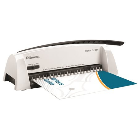 Spirálozógép, műanyag spirálkötéshez, manuális, 120 lap, FELLOWES "Starlet 2+" Spirálozógép, műanyag spirálkötéshez, manuális, 120 lap, FELLOWES "Starlet 2+"