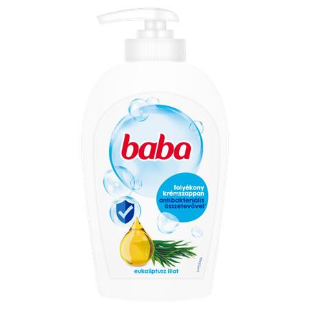 Image of Folyékony szappan, antibakteriális összetevővel, 250 ml, BABA, eukaliptusz
