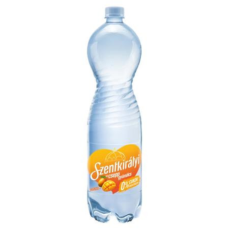 Image of Ásványvíz, ízesített, SZENTKIRÁLYI, 1,5 l, "Egy csepp gyümölcs", mangó