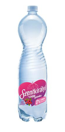 Image of Ásványvíz, ízesített, SZENTKIRÁLYI, 1,5 l, "Egy csepp gyümölcs", erdei gyümölcs