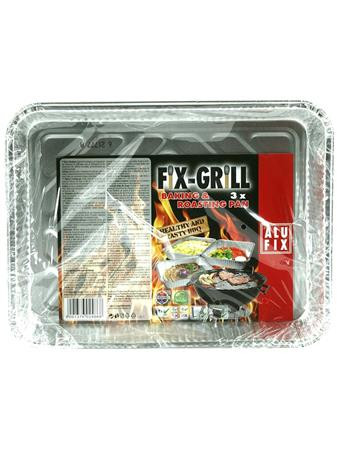 Image of Alumínium grilltálca, 22,5x17 cm, 3 db, ALUFIX