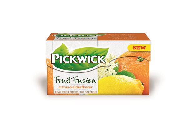 Image of Gyümölcstea, 20x2 g, PICKWICK "Fruit Fusion", citrus-bodza