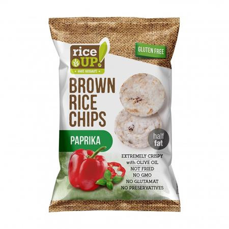 Image of Barnarizs chips, 60 g, RICE UP, paprikás