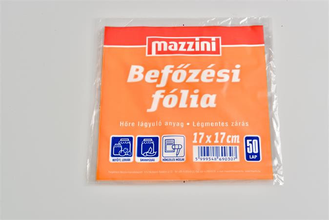 Image of Befőzési fólia, 50 db, 17x17 cm, MAZZINI