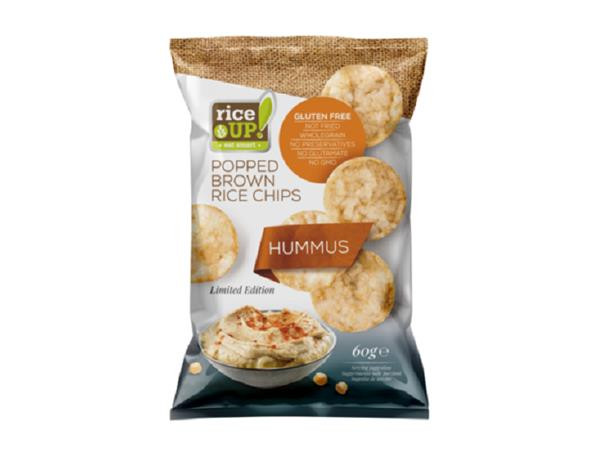 Image of Barnarizs chips, 60 g, RICE UP, humusz