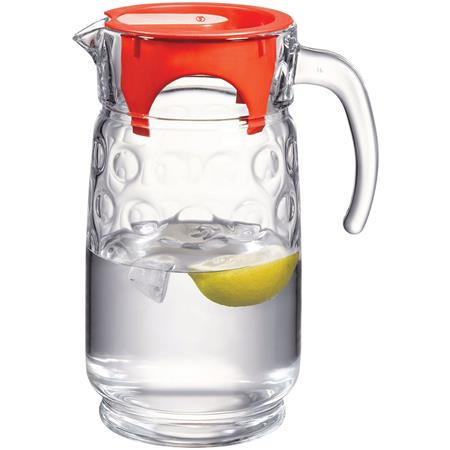 Image of Üvegkancsó fedővel, üveg, 1,5l