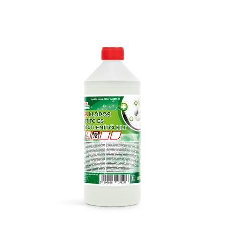 Image of Általános tisztító- és fertőtlenítőszer, klórtartalmú, 1 l, CIVIS CLEAN