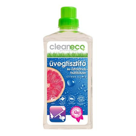 Image of Általános felület- és üvegtisztítószer, organikus, 1 l, CLEANECO