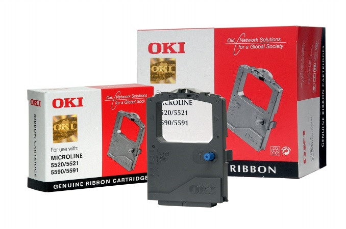 Image of 01126301 Festékszalag ML 5520, 5521, 5590 nyomtatókhoz, OKI, fekete