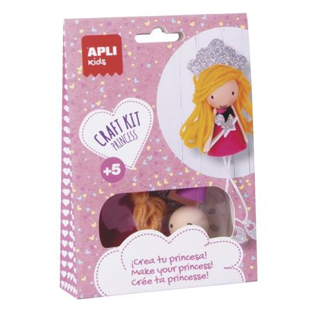 Image of Bábukészítő készlet, APLI Kids "Craft Kit", hercegnő