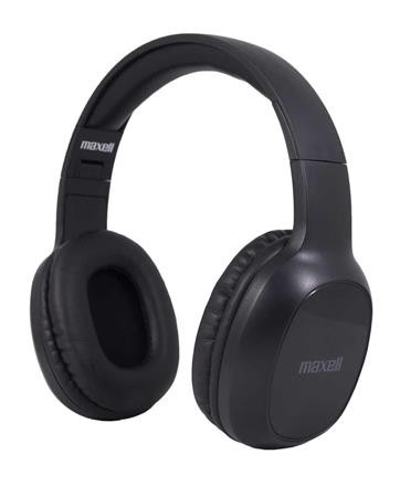 Image of Fejhallgató, vezeték nélküli, Bluetooth 5.1, mikrofonnal, MAXELL "Bass 13 BT", fekete